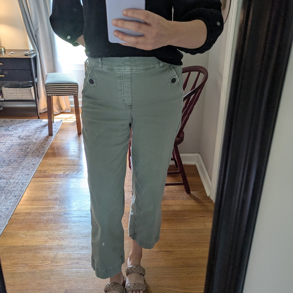 SPANX Wide Leg Pants - Sage Green